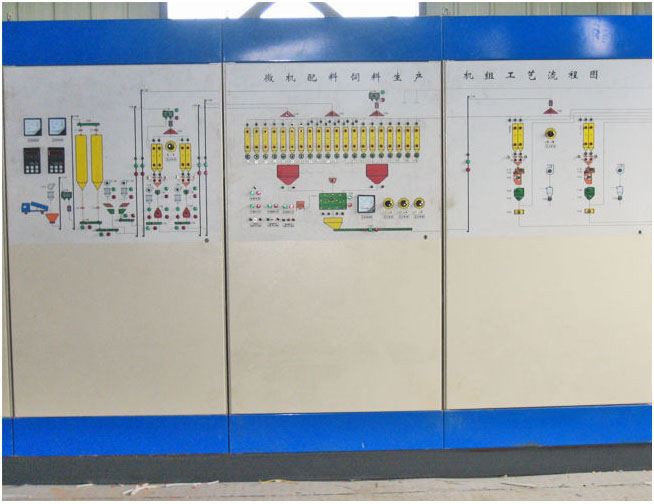 electric control panel for animal feed making machines