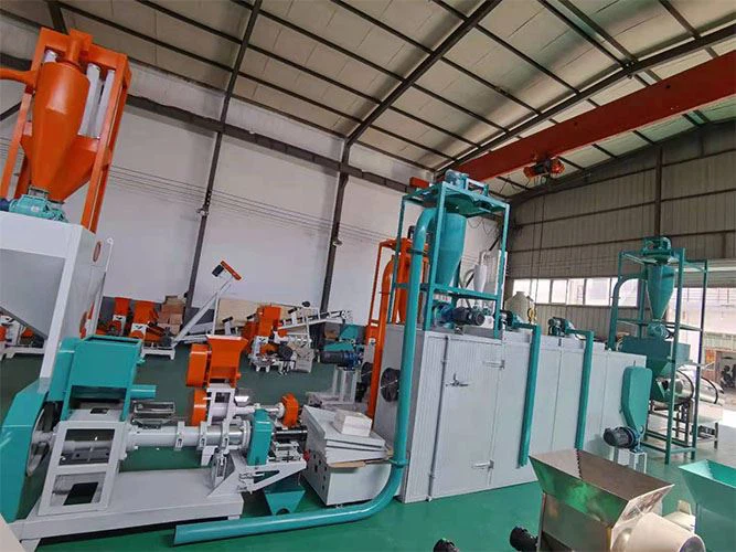 automatic floating fish feed making machines