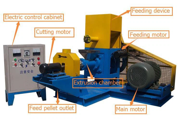 small fish feed extruder machine