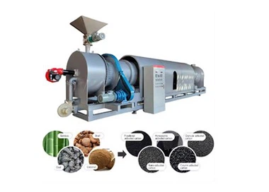 Smokeless Wood Sawdust Coconut Shell Charcoal Carbonization Furnace