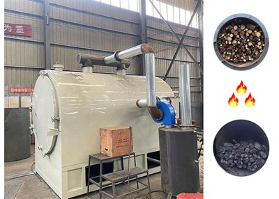 Small Sawdust Rod Making Horizontal Carbonization Furnace