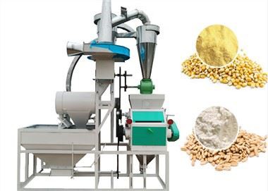 Small Scale Wheat Corn Maize Flour Mill Machine