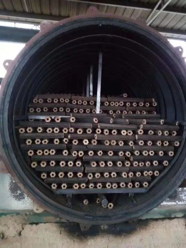Oxygen-free Bamboo Briquette Horizontal Carbonization Stove