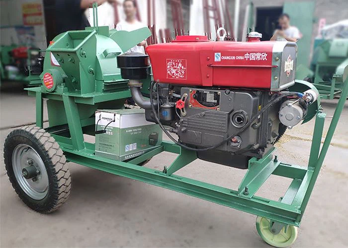 diesel engine sawdust making machine